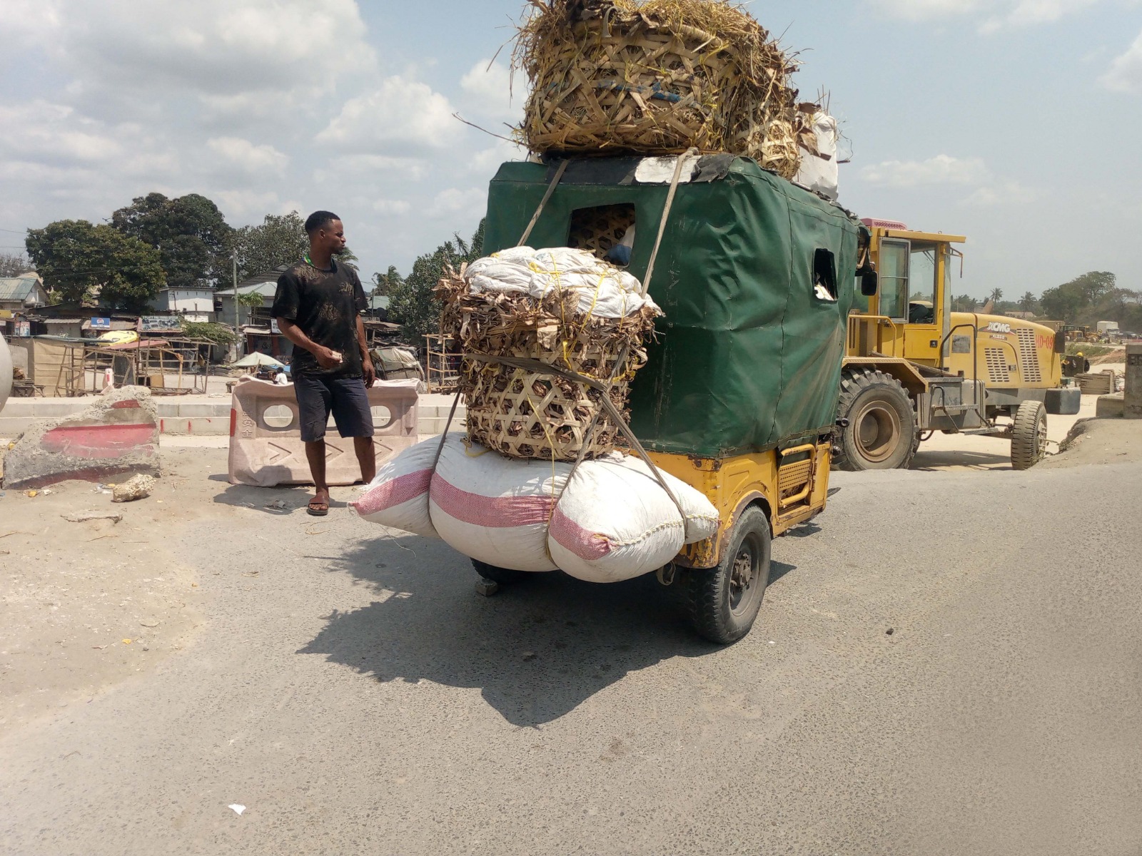 Fancy the ‘miracles’ three-wheelers can perform! Roving correspondent Sabato Kasika captured this scene at a Kimara Mwisho section of Dar es Salaam’s Morogoro Road yesterday. 